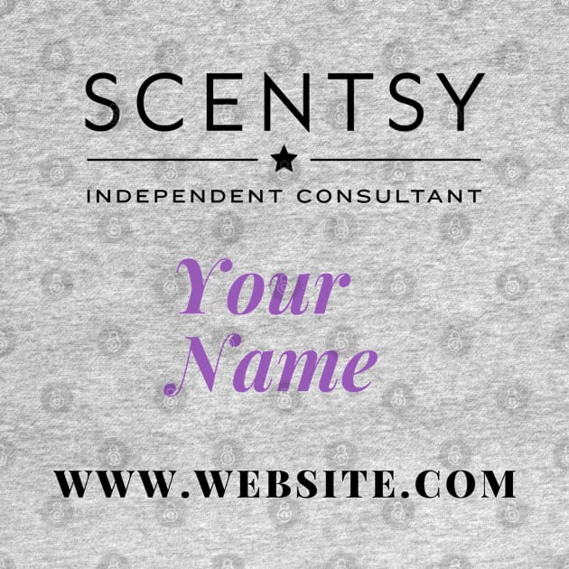 scentsy independent consultant gift ideas with custom name and website by scentsySMELL